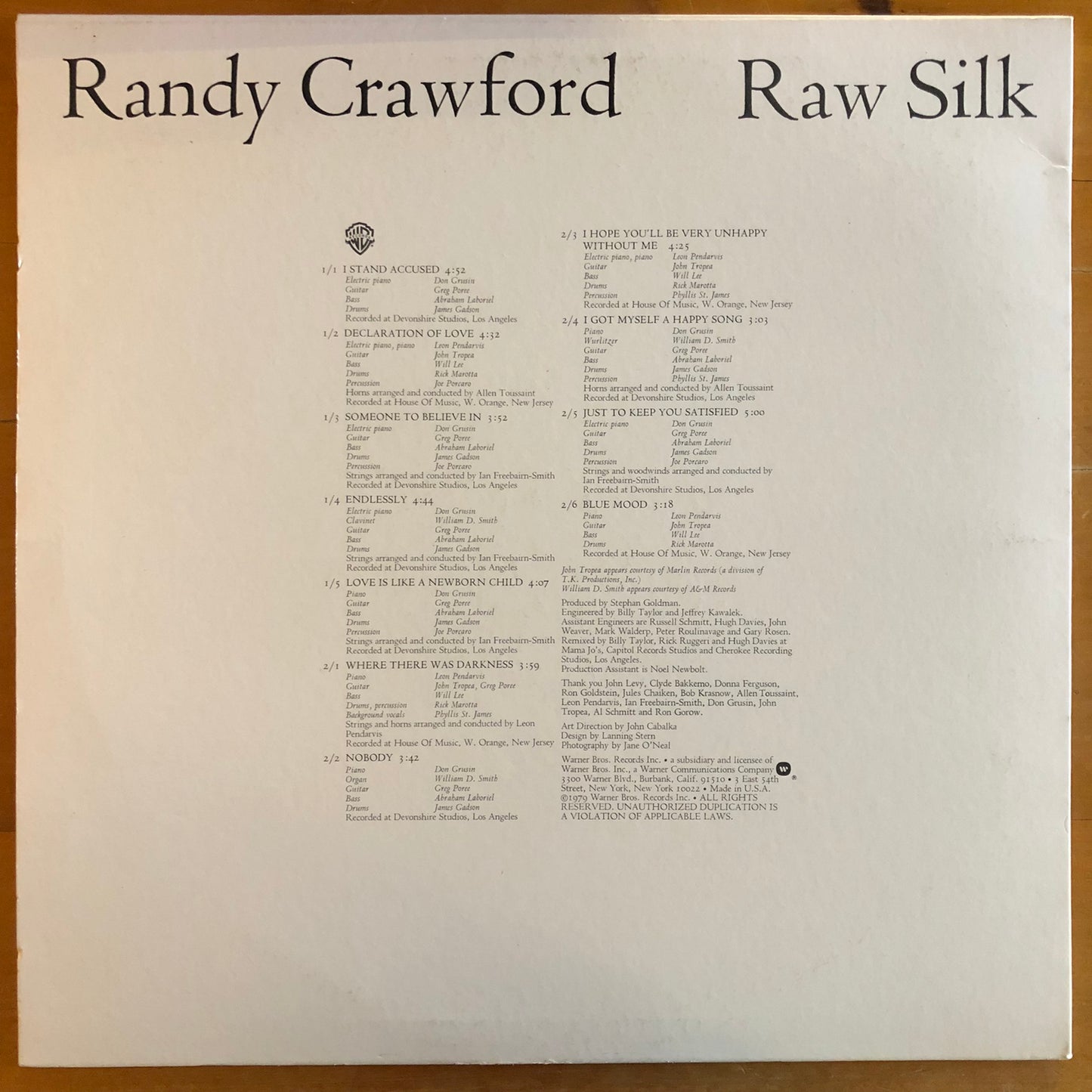 Randy Crawford - Raw Silk