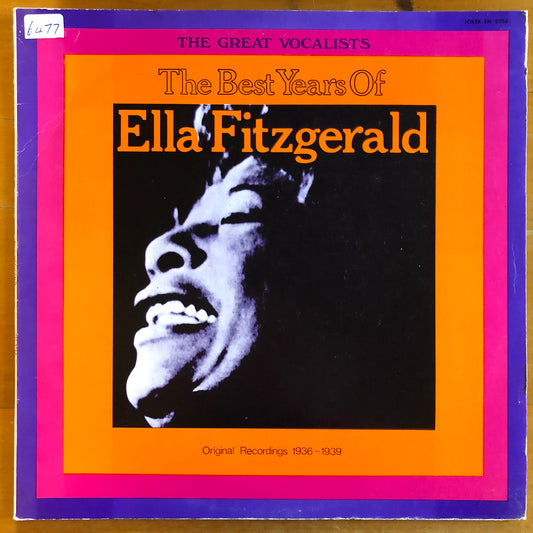 Ella Fitzgerald - The Best Years Of Ella Fitzgerald