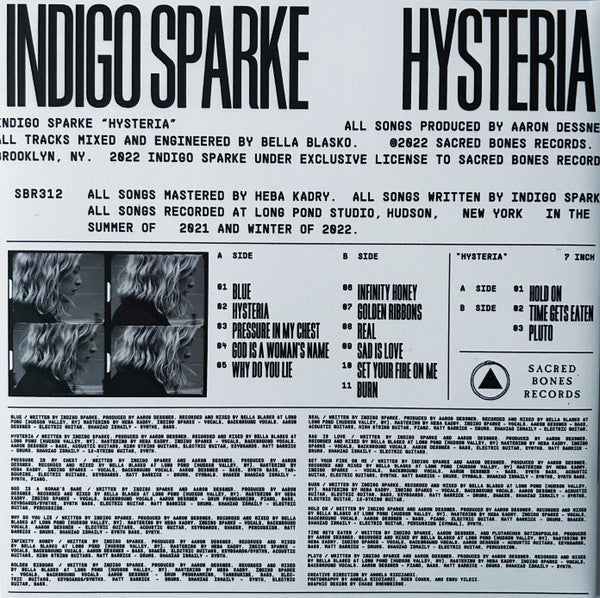 Indigo Sparke - Hysteria (+ bonus 7")