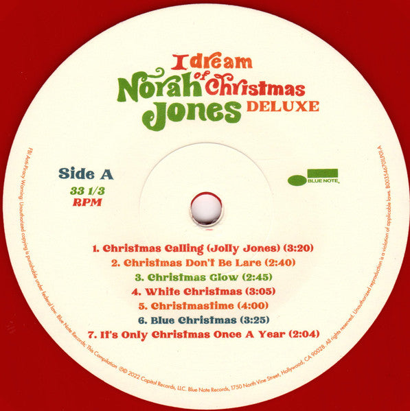 Norah Jones - I Dream Of Christmas (Deluxe 2xLP) – Suffragette Records