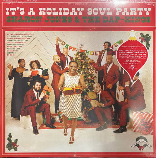 Sharon Jones & the Dap-Kings - It's A Holiday Soul Party (Candy Cane Vinyl)