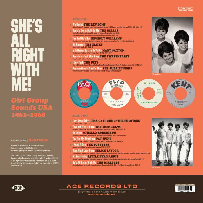 Various - She's All Right With Me! Girl Group Sounds USA 1961-1968